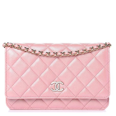 pink chanel woc|Chanel small wallet on chain.